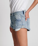 OneTeaspoon Womens Salty Dog Low Waist Bandits Denim Short, WOMENS SHORTS, OneTeaspoon, Elwood 101