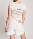 OneTeaspoon WOMENS SUGAR LIPS FITTED TEE - WHITE, WOMENS TEES & TANKS, OneTeaspoon, Elwood 101