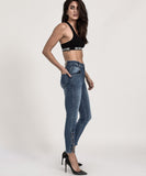 ONE TEASPOON  Womens Cali Blue Preachers High Waist Skinny Jeans, WOMENS DENIM, OneTeaspoon, Elwood 101
