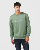 Ortc MENS FLEECE LOGO CREW - GREEN, MENS KNITS & SWEATERS, ORTC Clothing Co, Elwood 101