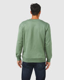 Ortc MENS FLEECE LOGO CREW - GREEN, MENS KNITS & SWEATERS, ORTC Clothing Co, Elwood 101