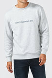 Ortc MENS FLEECE LOGO CREW - GREY MARLE, MENS KNITS & SWEATERS, ORTC Clothing Co, Elwood 101