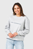 Ortc MENS FLEECE LOGO CREW - GREY MARLE, MENS KNITS & SWEATERS, ORTC Clothing Co, Elwood 101