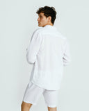Ortc MENS LINEN SHIRT - WHITE, MENS SHIRTS, ORTC Clothing Co, Elwood 101