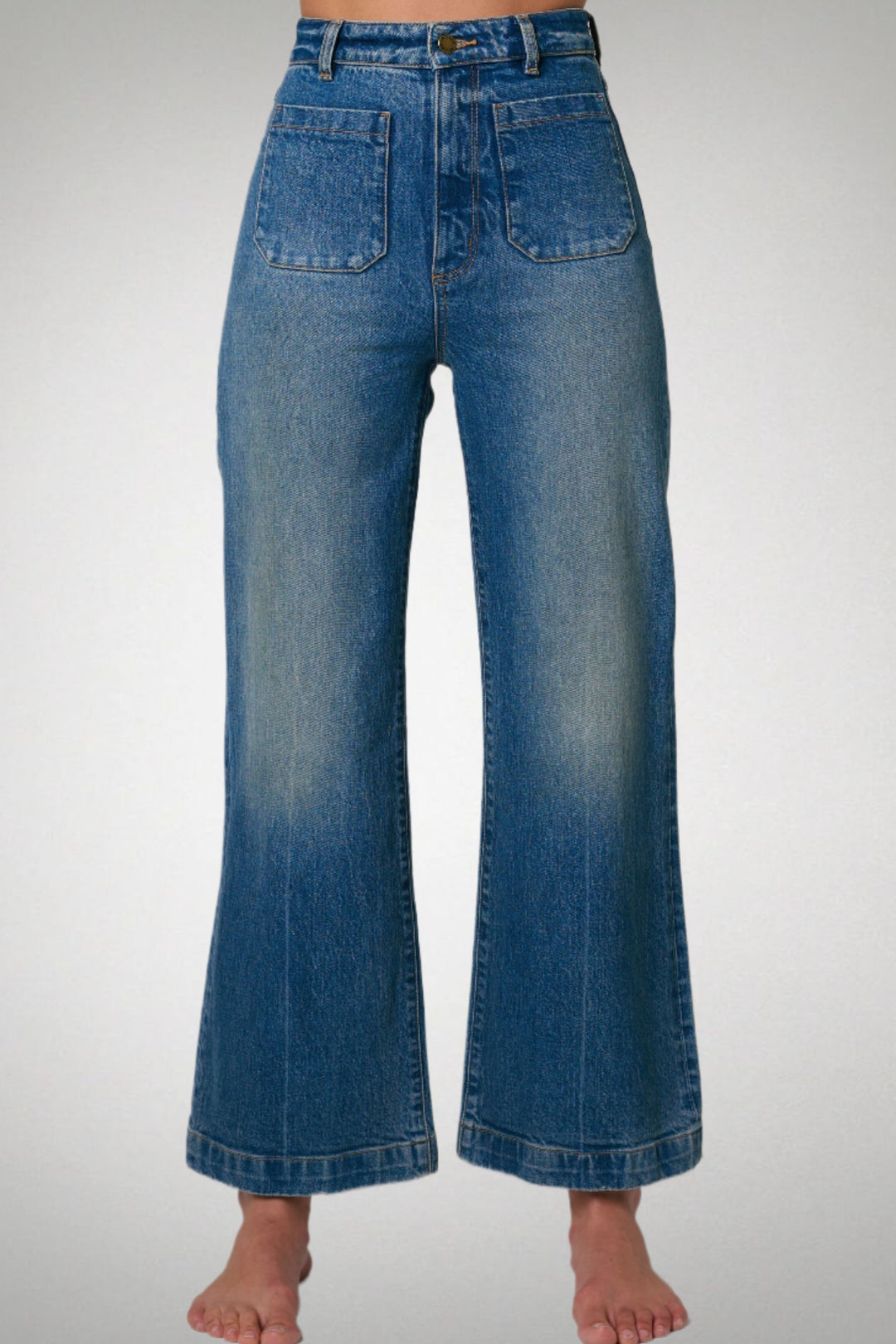 ROLLAS Womens Sailor Pisces Denim Jeans - Dark Vintage Indigo, WOMENS DENIM, ROLLAS, Elwood 101