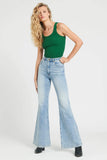 ROLLAS Womens Eastcoast Denim Flare - Escape Blue Organic, WOMENS DENIM, ROLLAS, Elwood 101