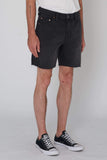 ROLLAS Mens Ezy Denim Short Black Stone, MENS SHORTS, ROLLAS, Elwood 101