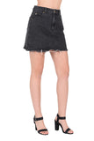 Rollas WOMENS CLAUDIA DENIM SKIRT BLACK STEEL, WOMENS SKIRTS, ROLLAS, Elwood 101