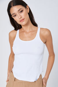 ROZALIA x ATOIR Womens The Singlet White, WOMENS TEES & TANKS, APPAREL BY ROZALIA, Elwood 101