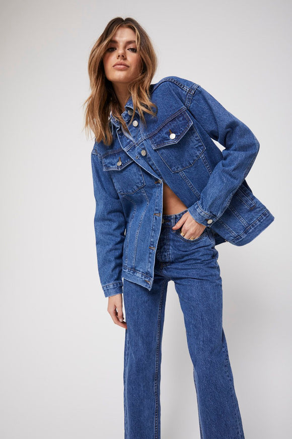 Rozalia Russian x Atoir WOMENS THE JEANS - WASHED BLUE, WOMENS DENIM, APPAREL BY ROZALIA, Elwood 101