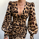 RUNAWAY THE LABEL Womens Bengal Mini Dress - Leopard Print, WOMENS DRESSES, RUNAWAY, Elwood 101