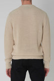 Rollas MENS HEMP BLEND CREW KNIT - NATURAL, MENS KNITS & SWEATERS, ROLLAS, Elwood 101