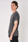 Rollas MENS MTV DOUBLE TIE DYE TEE - BLACK, MENS TEE SHIRTS, ROLLAS, Elwood 101