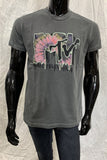 Rollas MENS MTV TIE DYE TEE - BLACK, MENS TEE SHIRTS, ROLLAS, Elwood 101