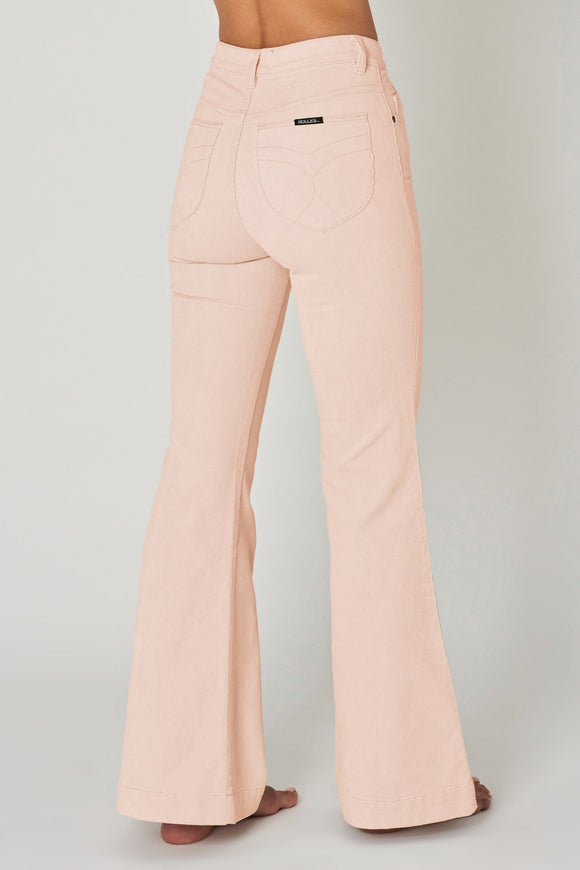 Rollas WOMENS EASTCOAST FLARES - BALLET PINK, WOMENS DENIM, ROLLAS, Elwood 101