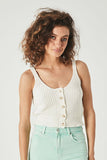 Rollas WOMENS SAILOR KNIT TANK - VINTAGE WHITE, WOMENS TOPS & SHIRTS, ROLLAS, Elwood 101
