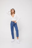 Rozalia Russian x Atoir WOMENS THE DAY CARDIGAN - WHITE, WOMENS KNITS & SWEATERS, APPAREL BY ROZALIA, Elwood 101