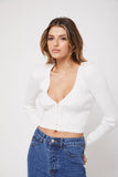Rozalia Russian x Atoir WOMENS THE DAY CARDIGAN - WHITE, WOMENS KNITS & SWEATERS, APPAREL BY ROZALIA, Elwood 101