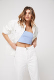 Rozalia Russian x Atoir WOMENS THE DENIM JACKET -WHITE, WOMENS JACKETS & BLAZERS, APPAREL BY ROZALIA, Elwood 101