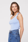 Rozalia Russian x Atoir WOMENS THE ONE SHOULDER TOP - BABY BLUE, WOMENS TOPS & SHIRTS, APPAREL BY ROZALIA, Elwood 101