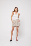Rozalia Russian x Atoir WOMENS THE SINGLET - WHITE, WOMENS TEES & TANKS, APPAREL BY ROZALIA, Elwood 101