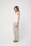 Rozalia Russian x Atoir WOMENS THE SINGLET - WHITE, WOMENS TEES & TANKS, APPAREL BY ROZALIA, Elwood 101