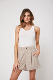 Rozalia Russian x Atoir WOMENS THE TAILORED SHORTS - BEIGE, WOMENS SHORTS, APPAREL BY ROZALIA, Elwood 101