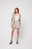 Rozalia Russian x Atoir WOMENS THE TAILORED SHORTS - BEIGE, WOMENS SHORTS, APPAREL BY ROZALIA, Elwood 101
