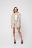 Rozalia Russian x Atoir WOMENS THE TAILORED SHORTS - BEIGE, WOMENS SHORTS, APPAREL BY ROZALIA, Elwood 101