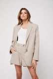 Rozalia Russian x Atoir WOMENS THE TAILORED SHORTS - BEIGE, WOMENS SHORTS, APPAREL BY ROZALIA, Elwood 101