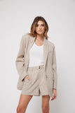 Rozalia Russian x Atoir WOMENS THE TAILORED SHORTS - BEIGE, WOMENS SHORTS, APPAREL BY ROZALIA, Elwood 101