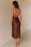 Runaway The Label WOMENS MONROW SLIP DRESS - CHOCOLATE, WOMENS DRESSES, RUNAWAY, Elwood 101