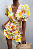 Runaway The Label WOMENS ZOLA MINI DRESS - CITRUS PRINT, WOMENS DRESSES, RUNAWAY, Elwood 101