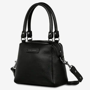 STATUS ANXIETY Mini Mountains Leather Bag - Black, WOMENS BAGS & CLUTCHES, STATUS ANXIETY, Elwood 101