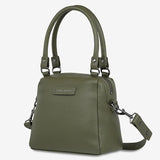 STATUS ANXIETY Mini Mountains Leather Bag - Khaki, WOMENS BAGS & CLUTCHES, STATUS ANXIETY, Elwood 101