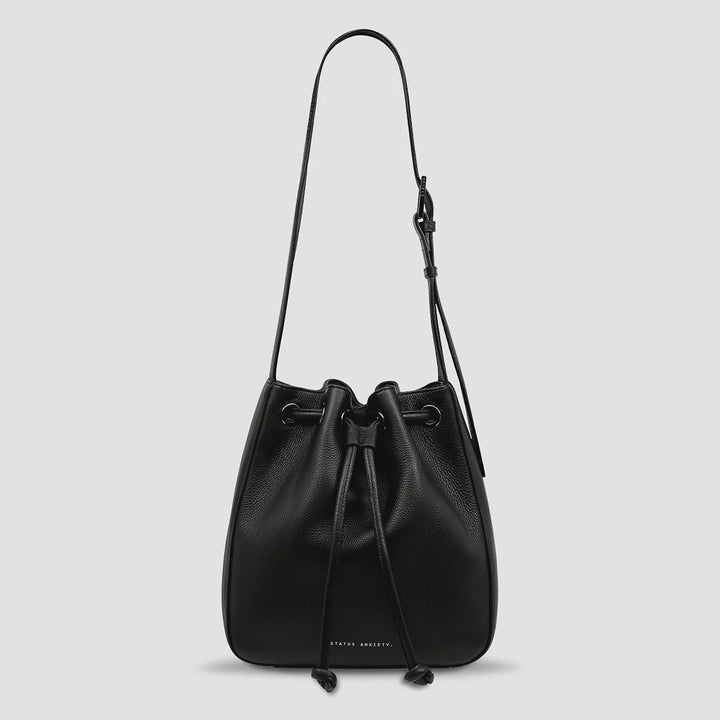 STATUS ANXIETY Womens Seclusion Leather Bag - Black, WOMENS BAGS & CLUTCHES, STATUS ANXIETY, Elwood 101
