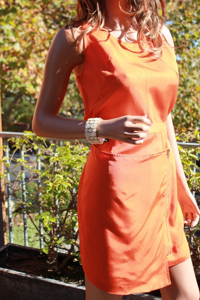 Stylestalker WOMENS POWER FORWARD DRESS ORANGE, WOMENS DRESSES, STYLESTALKER, Elwood 101