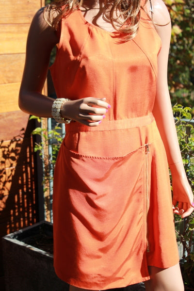 Stylestalker WOMENS POWER FORWARD DRESS ORANGE, WOMENS DRESSES, STYLESTALKER, Elwood 101