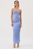 SUBOO Womens Millenia Cowl Neck Twist Strappy Maxi Dress - Blue, WOMENS DRESSES, SUBOO, Elwood 101