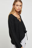 SUNDAYS THE LABEL Womens Amira Knit Top - Black, WOMENS TOPS & SHIRTS, SUNDAYS THE LABEL, Elwood 101