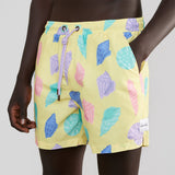 Skwosh Club MENS SHE SELLS SEA SHELLS SWIM SHORTS - YELLOW, MENS SHORTS, SKWOSH CLUB, Elwood 101