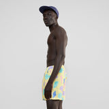 Skwosh Club MENS SHE SELLS SEA SHELLS SWIM SHORTS - YELLOW, MENS SHORTS, SKWOSH CLUB, Elwood 101