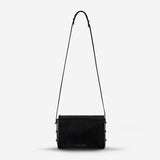 Status Anxiety WOMENS SUCCUMB LEATHER BAG - BLACK, WOMENS BAGS & CLUTCHES, STATUS ANXIETY, Elwood 101