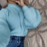 Sundays The Label WOMENS COZI KNIT - BABY BLUE, WOMENS KNITS & SWEATERS, SNDYS, Elwood 101