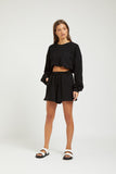 Sundays The Label WOMENS FLIX SWEATER - BLACK, WOMENS KNITS & SWEATERS, SNDYS, Elwood 101