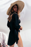 Sundays The Label WOMENS LEOPOLD OVERSIZED SHIRT 2.0 -BLACK, WOMENS TOPS & SHIRTS, SNDYS, Elwood 101
