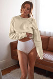 Sundays The Label WOMENS LUXE FLEECE CREW - SAND, WOMENS KNITS & SWEATERS, SNDYS, Elwood 101