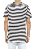 The People Vs MENS 1CM STRIPE TEE BLACK & WHITE, MENS TEE SHIRTS, THE PEOPLE VS, Elwood 101