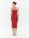 Third Form WOMENS ESSENTIAL CROSS BACK DRESS CARMINE, WOMENS DRESSES, THIRD FORM, Elwood 101