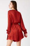 Third Form WOMENS INTRIGUE TIED PLAYSUIT SCARLET, WOMENS PLAYSUITS & ROMPERS, THIRD FORM, Elwood 101